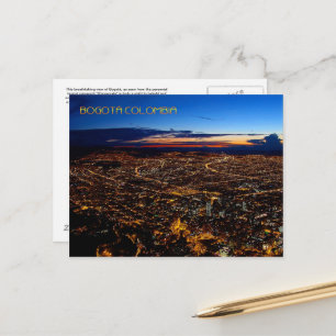 Bogotá Colombia Travel Post Card