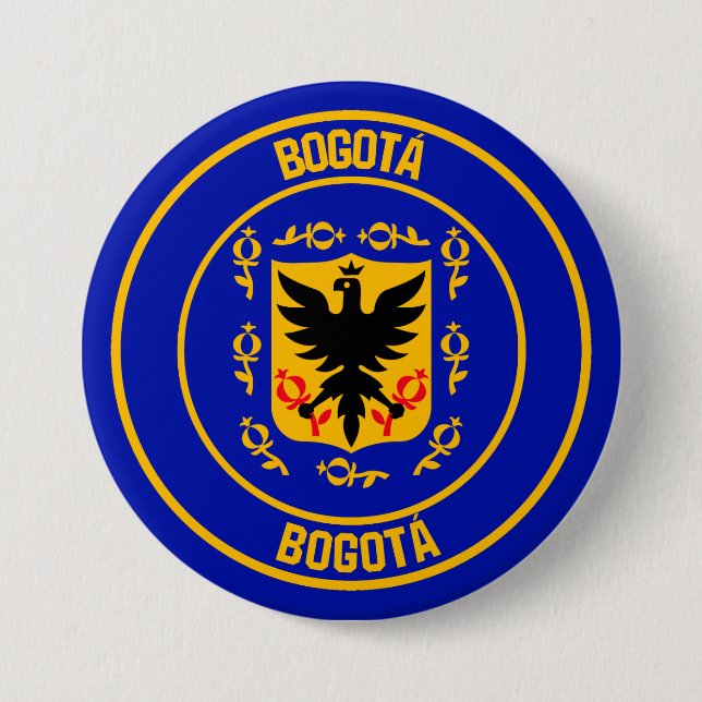 Bogotá Round Emblem 7.5 Cm Round Badge (Front)