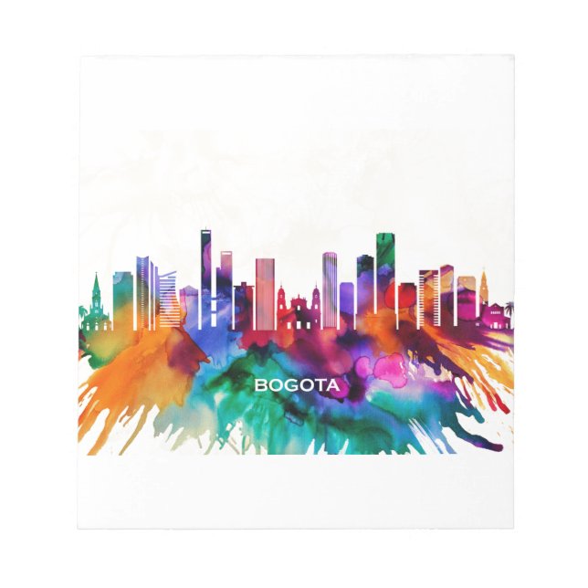 Bogota Skyline Notepad (Front)