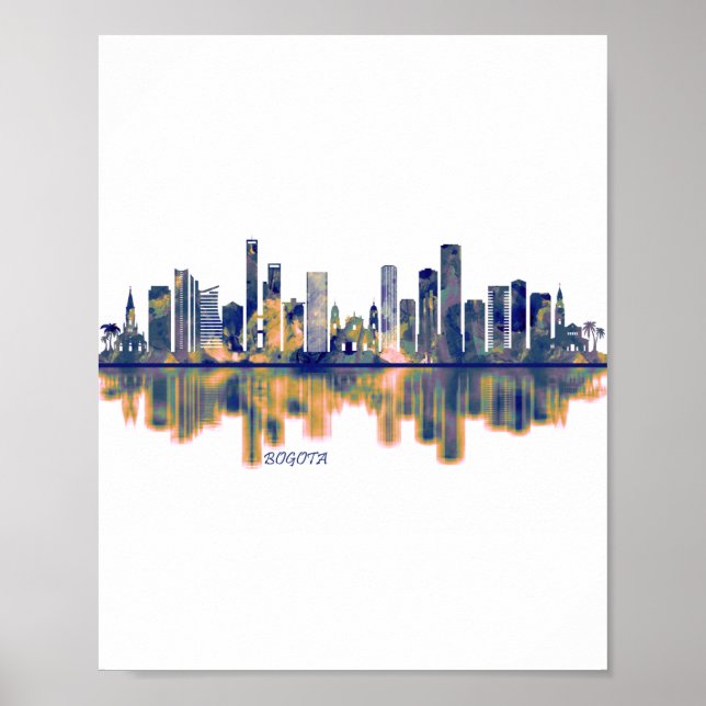 Bogota Skyline Poster (Front)