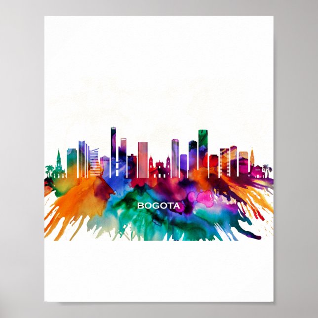 Bogota Skyline Poster (Front)