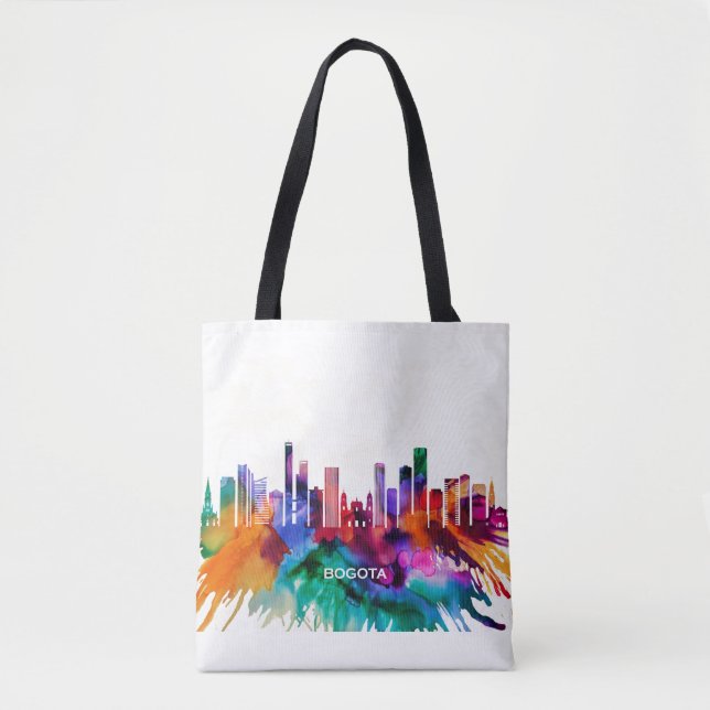 Bogota Skyline Tote Bag (Front)