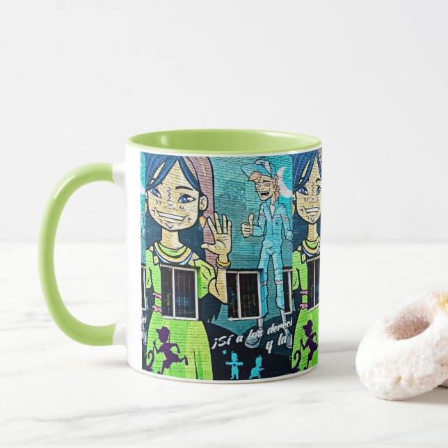 Bogotá Street Art Mug (With Donut)