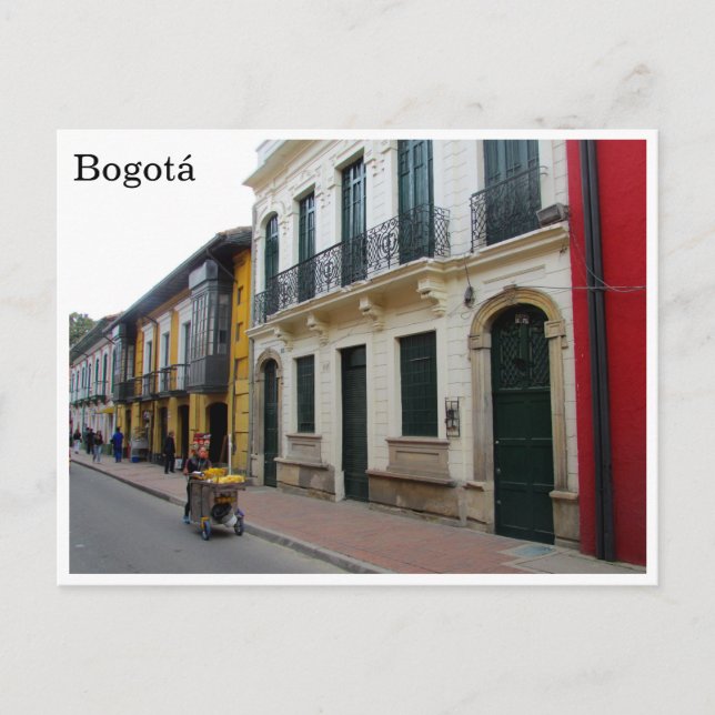 bogota streets postcard (Front)