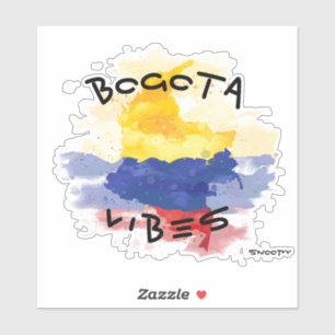 Bogota vibes Car sticker Colombia croquis