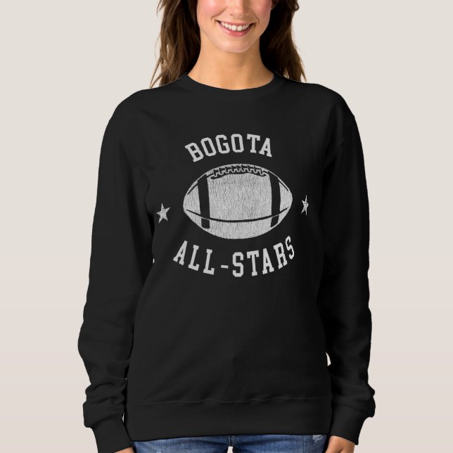 Bogota Vintage All-Stars Football Retro 80s Sweatshirt (Front)