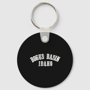 Bogus Basin Idaho Ski Skiing Snowboarding Skier Bo Key Ring