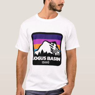 Bogus Sin Idaho Skiing Snowboarding Mountains Fami T-Shirt