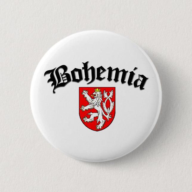 Bohemia Flag 2 6 Cm Round Badge (Front)