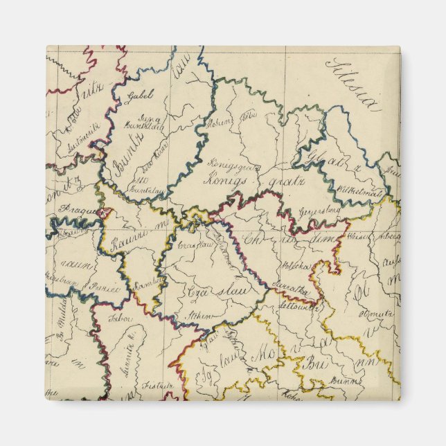 Bohemia, Moravia, Austrian Silesia Magnet (Front)