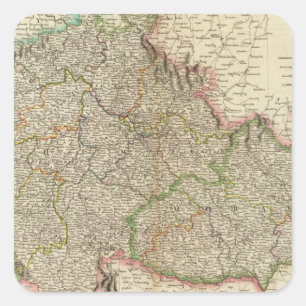 Bohemia, Moravia Square Sticker