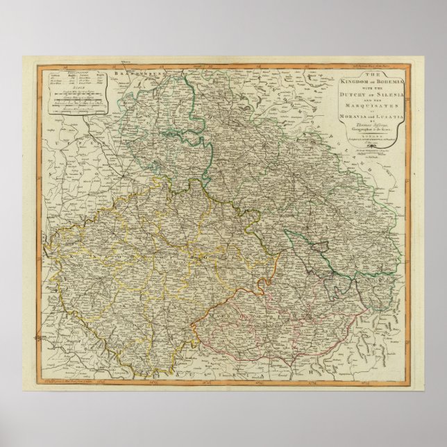 Bohemia, Silesia, Moravia, Lusatia Poster (Front)