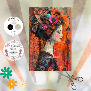 Bohemia Tapestry Hippie Decoupage Tissue Paper