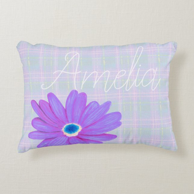 Bohemiam Charm Plaid Nursery Decorative Cushion (Front)