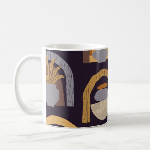 Bohemian Abstract: Minimalist Vintage Charm. Coffee Mug