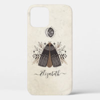 Bohemian Antique Butterfly Moth 