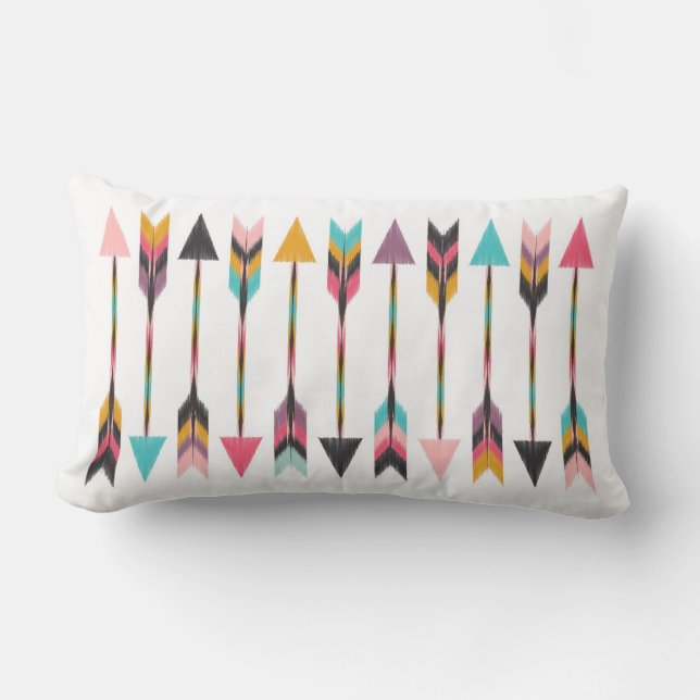 Bohemian Arrows Lumbar Cushion (Front)