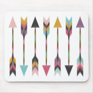 Bohemian Arrows Mouse Pad