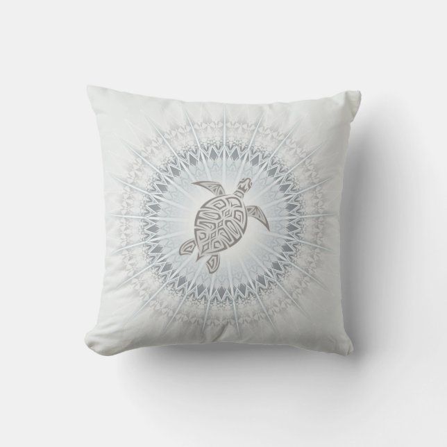 Bohemian Beach Animal Dusty B|ue Cushion (Front)