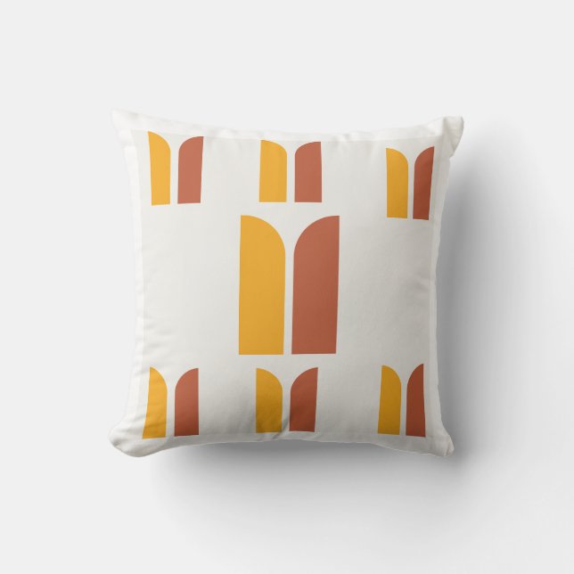 "Bohemian Bliss Square Pillow - Cosy Boho Décor" (Front)