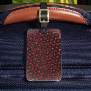 Bohemian Bloom Luggage Tag
