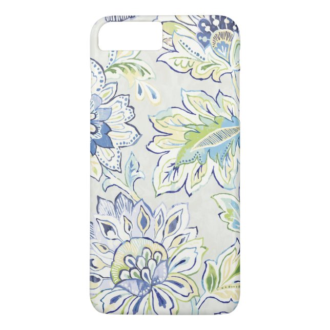 Bohemian Blue Flower Case-Mate iPhone Case (Back)