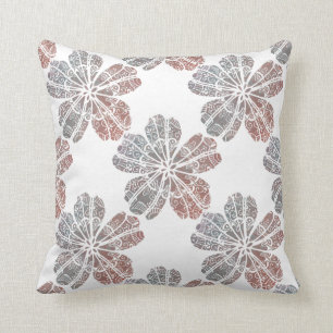 Bohemian Breeze Flower Seafoam Cushion