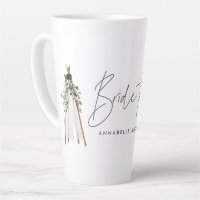 Bohemian bride to be teepee botanical contemporary