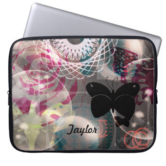 Bohemian Butterfly Laptop Computer Sleeve ~ Bag