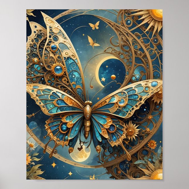 Bohemian Butterfly Poster (Front)