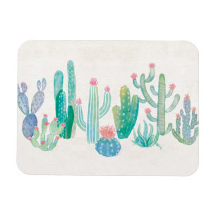 Bohemian Cactus Magnet