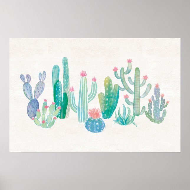 Bohemian Cactus Poster (Front)