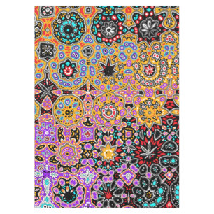 Bohemian Carpet Elegant Gustav Klimt Fantasy Tablecloth