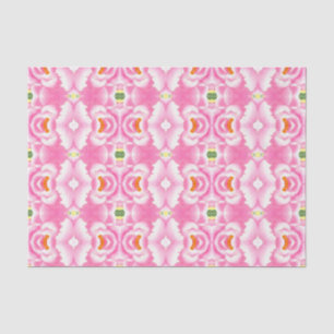 Bohemian Chic Pink Tie Dye Pattern Tissue Paper