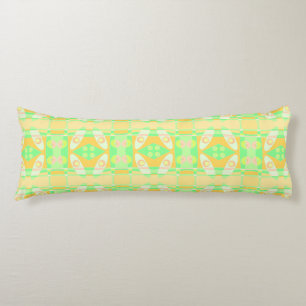 Bohemian Chintz 101 Pastel Green Orange Body Cushion