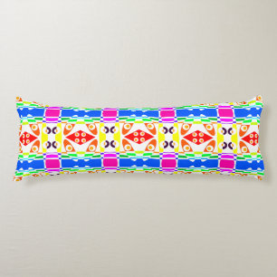 Bohemian Chintz 121 Rainbow White Body Cushion
