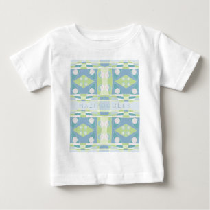 Bohemian Chintz 20 Pastel Green Blue Pink Baby T-Shirt