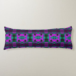 Bohemian Chintz 54 Purple Green Body Cushion
