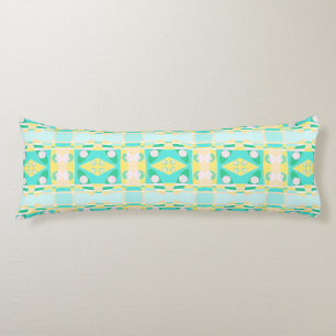 Bohemian Chintz 62 Yellow Green Peach Turquoise Body Cushion