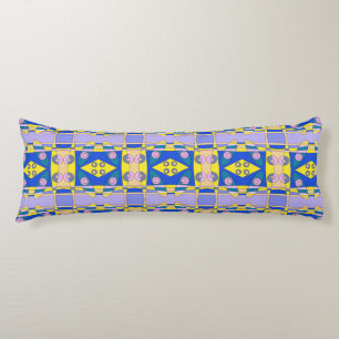 Bohemian Chintz 75 Yellow Pink Blue Body Cushion