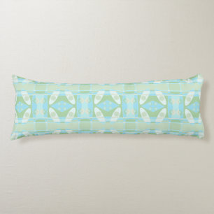 Bohemian Chintz 77 Pastel Blue Green Body Cushion