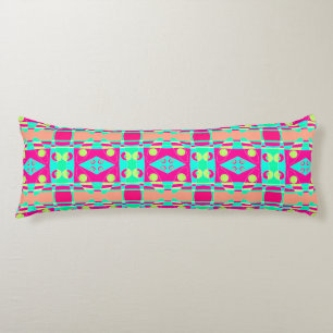 Bohemian Chintz 94 Raspberry Spearmint Peach Green Body Cushion