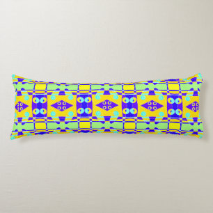 Bohemian Chintz 95 Yellow Blue Green Purple Body Cushion