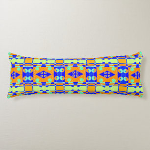 Bohemian Chintz 96 Orange Green Blue Body Cushion