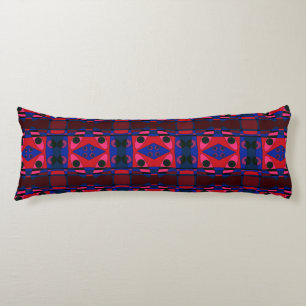 Bohemian Chintz 99 Deep Blue Red Body Cushion