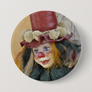 Bohemian Clown Button