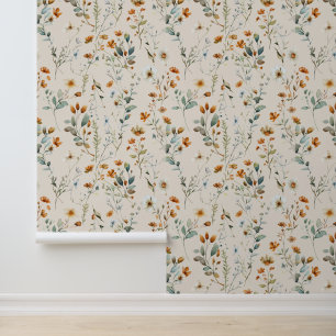 Bohemian colour wildflower  wallpaper