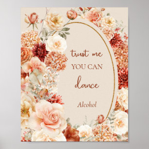 Bohemian colourful fall Trust me you can dance Poster