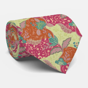 Bohemian Colourful Patchwork Pattern Tie