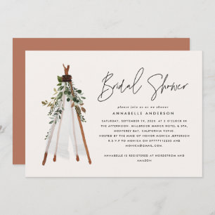 Bohemian contemporary teepee botanical summery